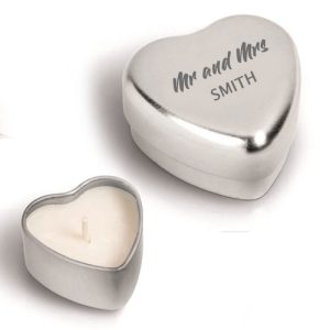 Forever in Love Heart Candle