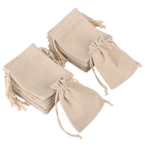 Rustic Eco Wedding Favours Hessian Bags Sacks Handmade In UK 1-100 W Twine Ties