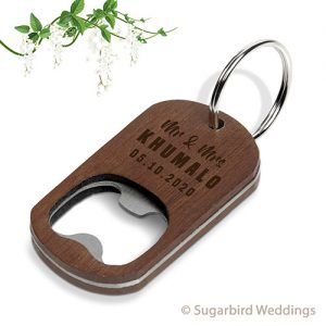 Country Wooden Keyring