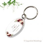 Oval Dome Keyring