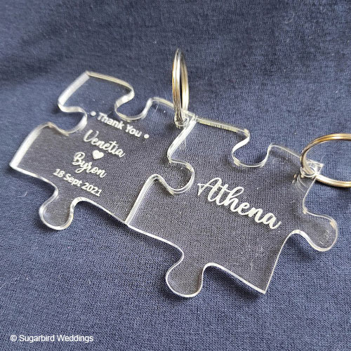 Custom Puzzle Keyring