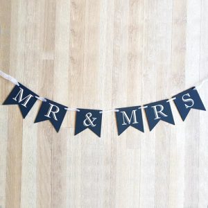 Mr and Mrs Flag Bunting