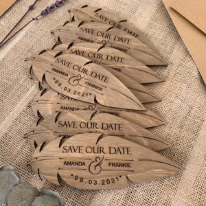 Feather Save the Date