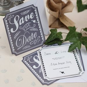 Vintage Save The Date Cards