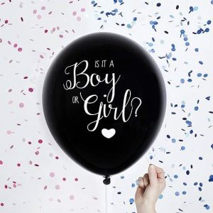Pink Confetti Gender Reveal Balloon