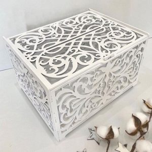 Swirl Wedding Card Box