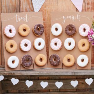 Rustic Country Donut Wall