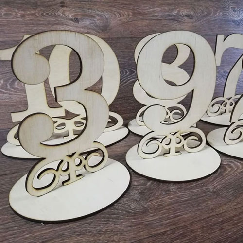 Decorative Statement Table Numbers