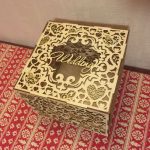 Floral Heart Wedding Card Box