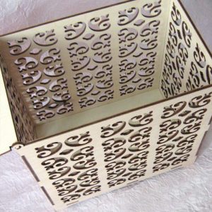 Patterned Wedding Card Box
