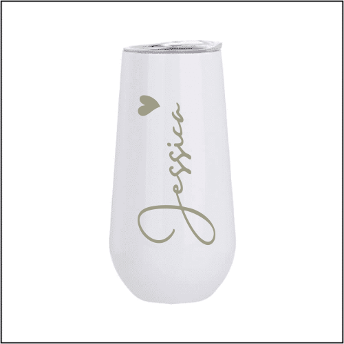 Personalised Champagne Flute Tumbler