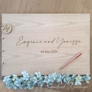 Large A3 Personalised Wedding Guestbook